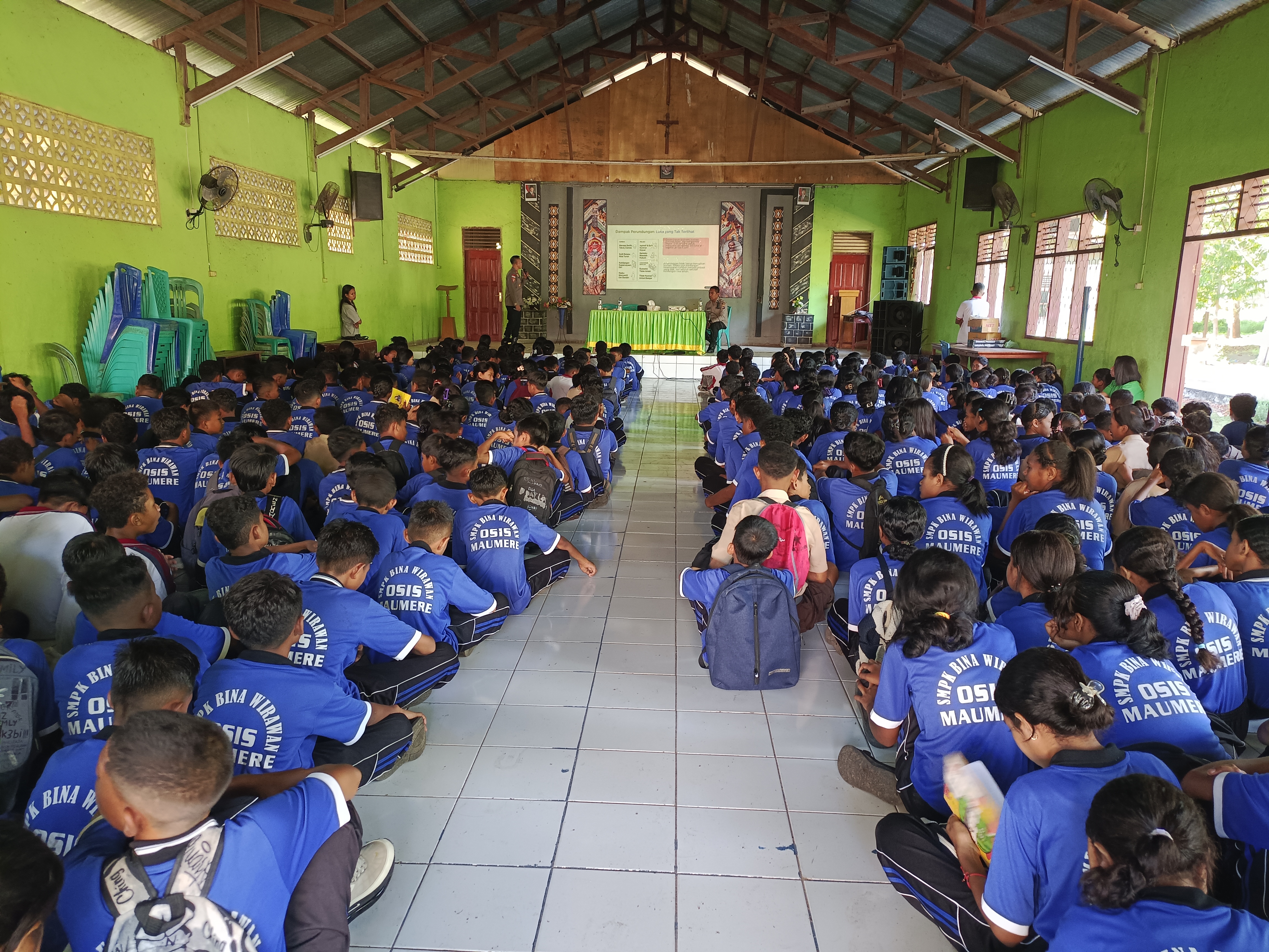 SMPK Bina Wirawan Gandeng Polres Sikka