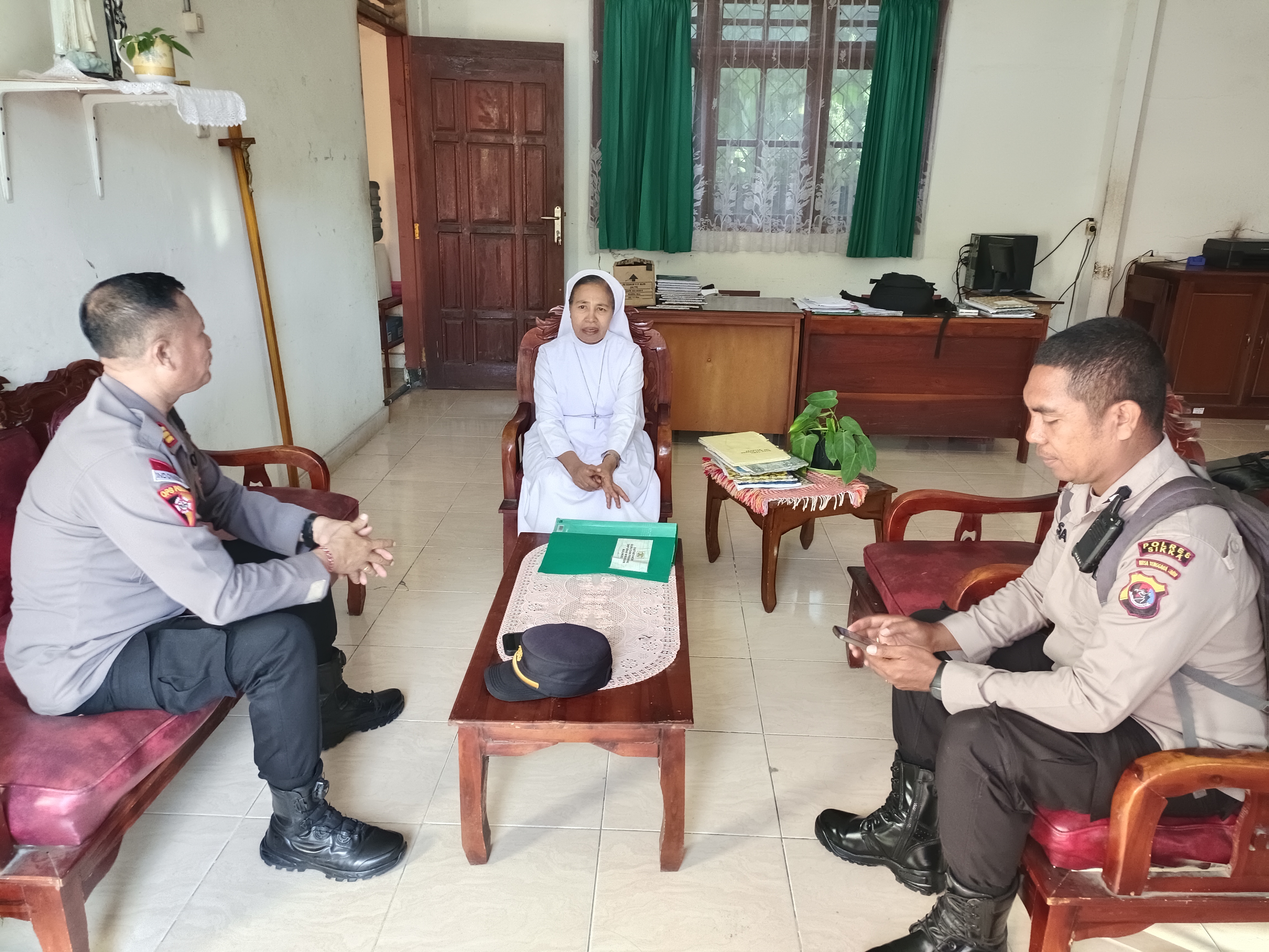 SMPK Bina Wirawan Gandeng Polres Sikka